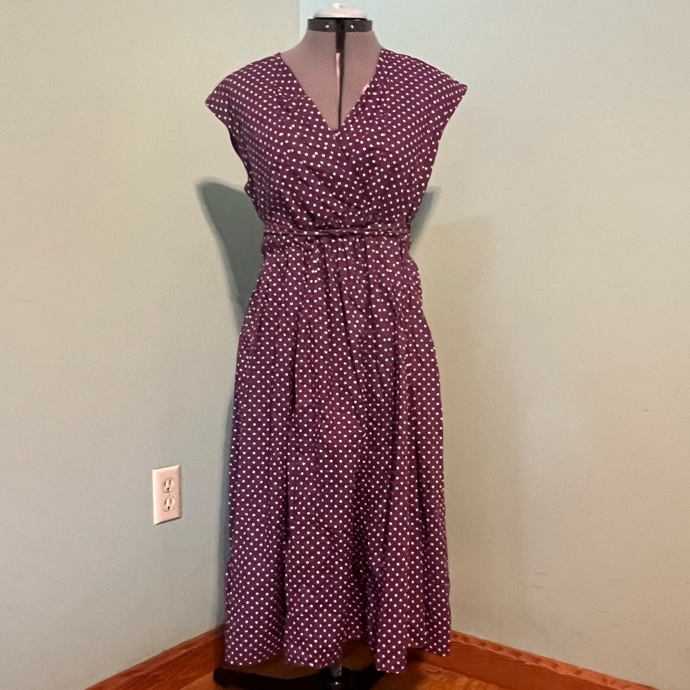Size 8 Garnet Hill dress, EUC, 100% cotton 👗